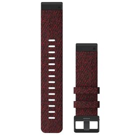Зображення  Ремінець  Garmin QuickFit 22mm для Garmin Fenix 6 Heathered Red Nylon - 010-12863-06