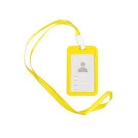 Зображення  Бейдж Atis badge, 111 x 69 x 5 мм, Yellow