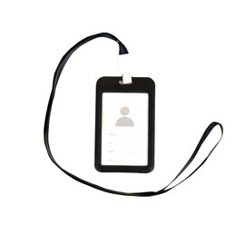 Зображення  Бейдж Atis badge, 111 x 69 x 5 мм, Black