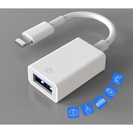 Изображение 4 Адаптер Xoko Lightning - USB White - MH-350