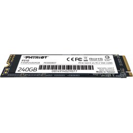 Изображение 3 SSD диск Patriot P310 240GB M.2 2280 NVMe PCIe 4.0 x4 TLC &mdash; P310P240GM28, Емкость накопителя: 240 ГБ