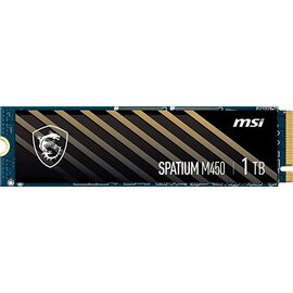 Зображення  Накопичувач SSD MSI Spatium M450 1TB M.2 2280 PCIe 4.0 x4 NVMe 3D NAND TLC &mdash; S78-440L690-P83