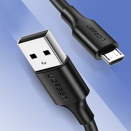 Зображення 4 Кабель Ugreen&nbsp;US289 USB 2.0&nbsp;AM-MicroUSB M,&nbsp;2 м,&nbsp;3.0A Black - 60138