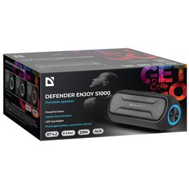 Зображення 6 Акустична система 1.0 Defender Enjoy S1000 Bluetooth Black &ndash; 65688