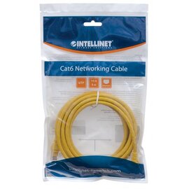 Изображение  Патч-корд витая пара Intellinet UTP Cat.5e CCA (3 м) yellow