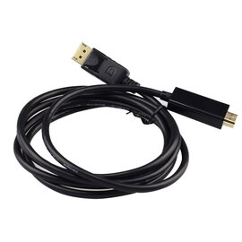 Изображение  Кабель мультимедийный Value DisplayPort M - HDMI M 3.0м Black - S0597