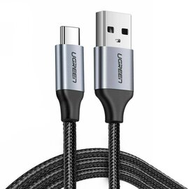 Зображення  Кабель Ugreen US288 USB 2.0&nbsp;AM-Type-C M,&nbsp;2 м,&nbsp;3.0A Black - 60128