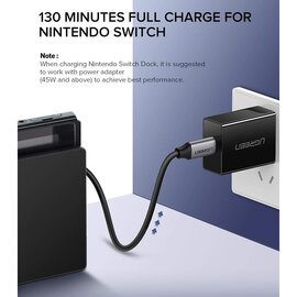 Зображення 2 Кабель Ugreen&nbsp;US161 USB3.1 GEN1&nbsp;Type-C M-M,&nbsp;1.5 м, 3A Grey - 50751