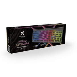 Зображення 5 Клавіатура Vinga KB-460 Black