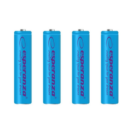 Зображення  Акумулятор Esperanza Ni-MH AAA/HR03 1000 mAh BL Blue 4шт