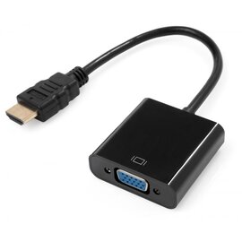 Зображення  Перехідник Vinga HDMI to VGA 1080p - VCPAHDMIM2VGAFBK