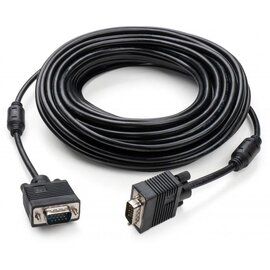 Зображення 2 Кабель мультимедійний Vinga VGA 15.0m ferrits - VCPVGAF15BK