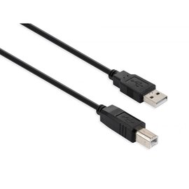 Зображення  Кабель для принтера Vinga USB 2.0 AM/BM 5.0 м - VCPUSBAMBM5BK