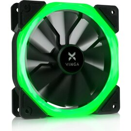 Изображение  Охлаждение  Vinga LED fan-01 Green