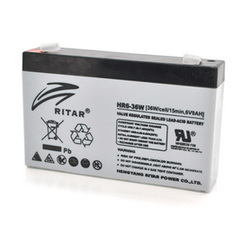 Изображение  Свинцово-кислотный аккумулятор Ritar HR6-36W