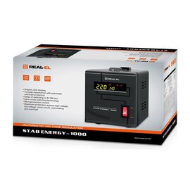 Изображение 6 Стабилизатор напряжения REAL-EL STAB Energy-1000 (EL122400012) 1000 ВА
