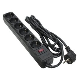 Зображення  Patron SP-1063 3.0 m3*1mm2 6 р Black - EXT-PN-SP-1063