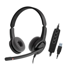 Зображення 2 Навушники Axtel Voice UC 28 duo NC &mdash; AXH-V28UCD для ПК и ноутбуков