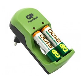 Зображення  Зарядка для батарейок GP Batteries PB360 + 2 x 2100мA AA R6 1.2V
