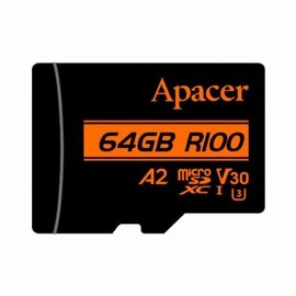 Изображение 2 Карта памяти Apacer microSDXC UHS-I/U3 Class 10 64GB - AP64GMCSX10U8-R