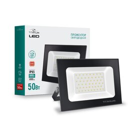 Зображення 2 Світлодіодний прожектор Titanum TLF506 50W 6000K 220V