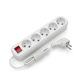 Зображення  Мережевий фільтр Electrum C-ES-1814 3m 5 розеток