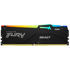 Изображение  Оперативная память Kingston Fury Beast RGB DDR5 16384Mb 5600MHz &mdash; KF556C36BBEA-16