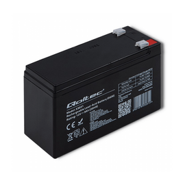 Изображение  Свинцово-кислотный аккумулятор Qoltec QLT1290B, 12V 9.0Ah (53031)