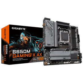 Зображення  Материнська плата Gigabyte B650M Gaming X AX (sAM5, AMD B650, 1xPCIe 4.0 x16)