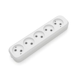 Изображение  Розеточный блок Electrum C-SM-1777 5 розеток