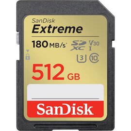Изображение  Карта памяти SanDisk Extreme SDXC C10 UHS-I U3 512GB - SDSDXVV-512G-GNCIN