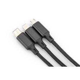 Изображение 4 Кабель Digitus 3-in-1 Charger Cable - AK-300160-010-S