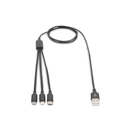 Изображение 5 Кабель Digitus 3-in-1 Charger Cable - AK-300160-010-S