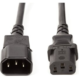 Изображение  Кабель питания PowerPlant C13 to C14 3.0m - CC360376