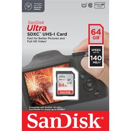 Изображение 2 Карта памяти SanDisk Ultra UHS-I SDXC Class 10 64GB &mdash; SDSDUNB-064G-GN6IN