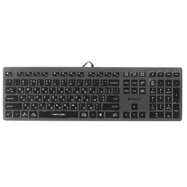 Изображение  Клавиатура A4Tech FX60 USB Grey White backlit
