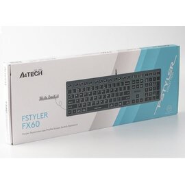Изображение 5 Клавиатура A4Tech FX60 USB Grey White backlit