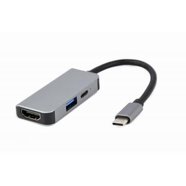 Зображення  Док станція для планшета Cablexpert A-CM-COMBO3-02, USB-C 3-в-1
