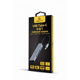 Зображення 2 Док станція для планшета Cablexpert A-CM-COMBO5-02, USB-C 5-в-1