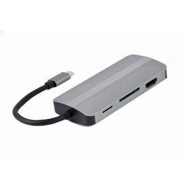 Зображення 2 Док станція для планшета Cablexpert A-CM-COMBO8-02, USB-C 8-в-1