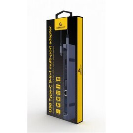 Зображення 6 Док станція для планшета Cablexpert A-CM-COMBO9-02, USB-C 9-в-1