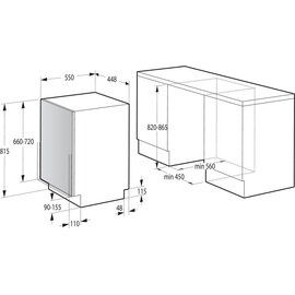 Зображення 5 Посудомийка врізна Gorenje GV520E15