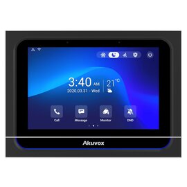 Изображение  IP домофон Akuvox X933W Black 7 дюймов