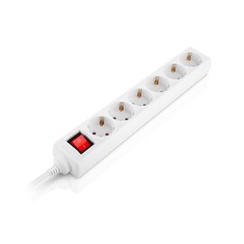 Зображення  REAL-EL RS-6 Protect M 1.8м White 6 розеток