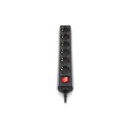 Зображення 3 REAL-EL RS-6 Protect M 3м Black 6 розеток