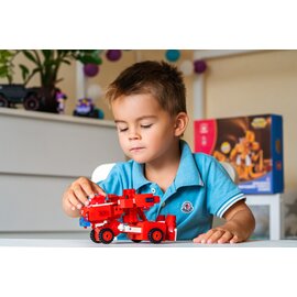 Изображение 6 Конструктор Super Wings Small Blocks 2-in-1 Buildable Transforming Vehicle Jett, Джетт, EU385005