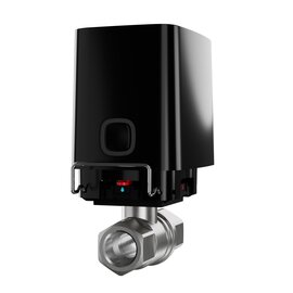 Зображення  Кран з електроприводом Ajax WaterStop 1 valve Black, Розмір різьблення: 1 дюйм (25 мм), Колір: чорний