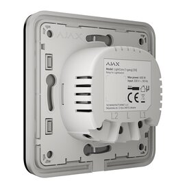 Изображение 3 Smart выключатель Ajax LightSwitch 1-gang Black, Цвет: черный