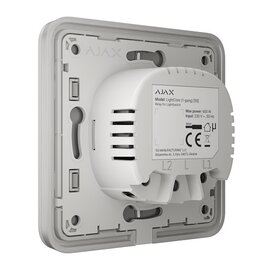 Изображение 3 Смарт выключатель Ajax LightSwitch 2-gang White, Цвет: белый