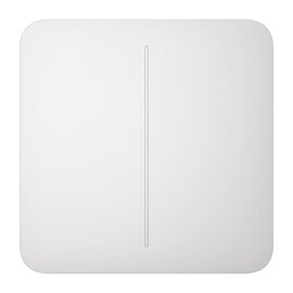 Изображение  Смарт выключатель Ajax LightSwitch 2-gang White, Цвет: белый